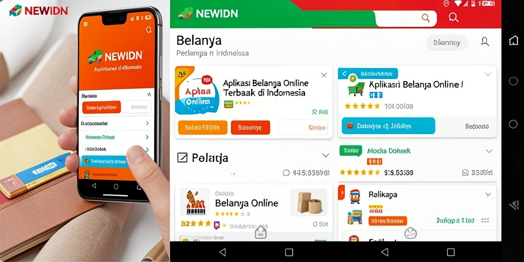 Antarmuka aplikasi NEWIDN yang menarik dan mudah digunakan.